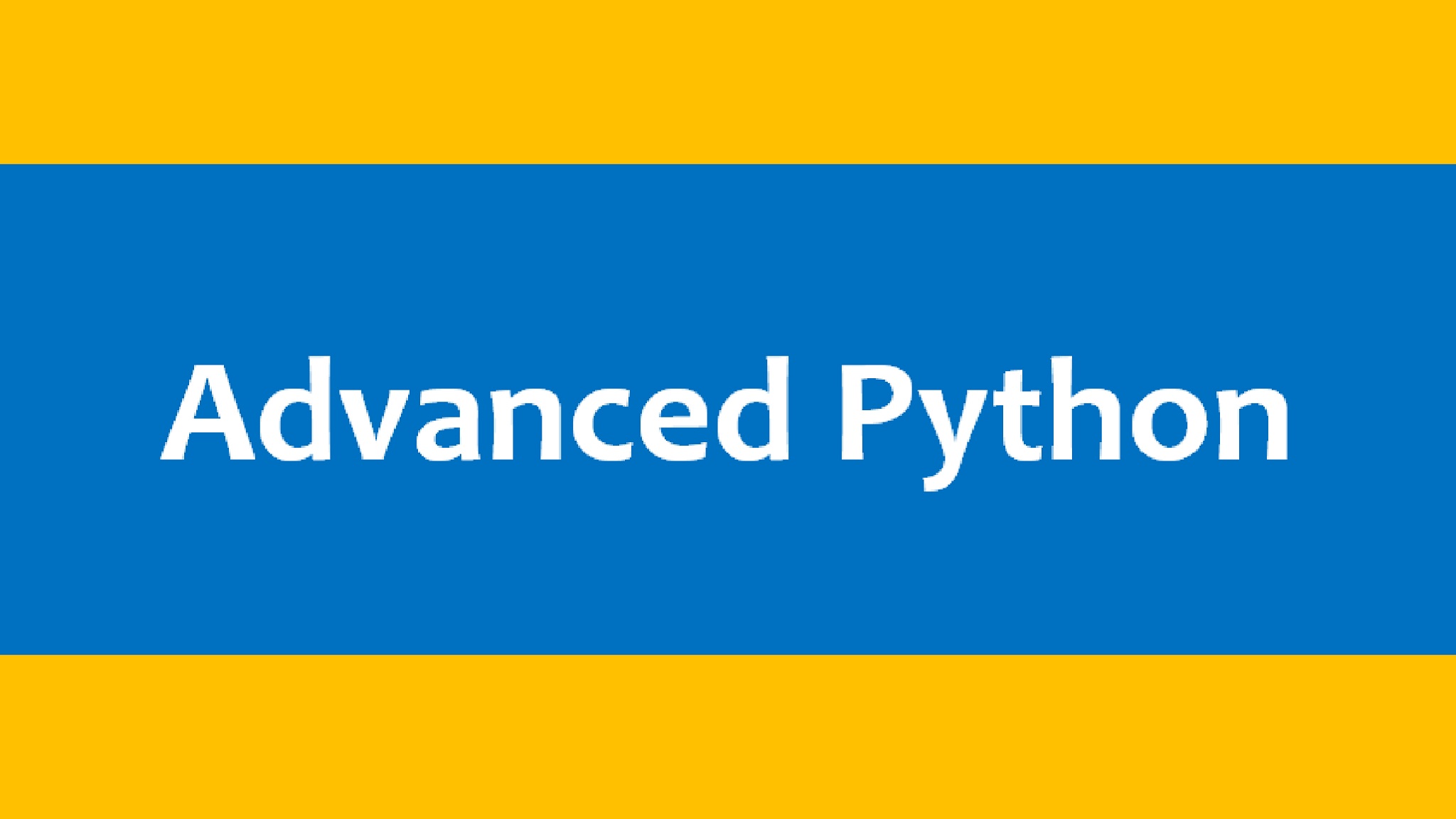 Advanced Python Programming