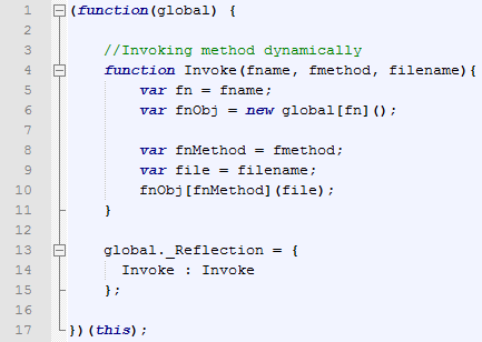 Writing a JavaScript Library - Code of library