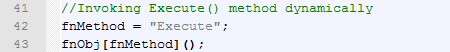 Reflection In JavaScript - Dynamic Method Invocation