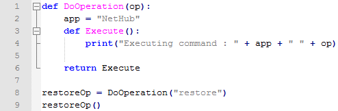 Closure In Python Example 1