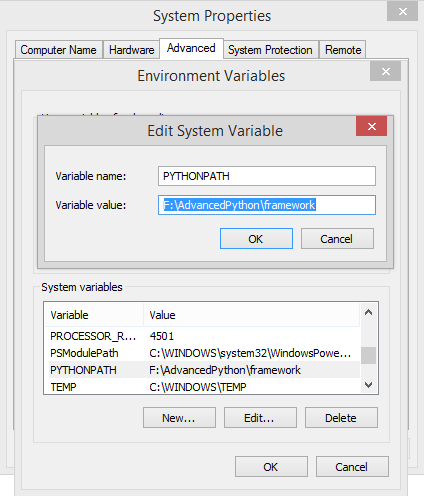 How to create a Framework in Python - Setting python framework path
